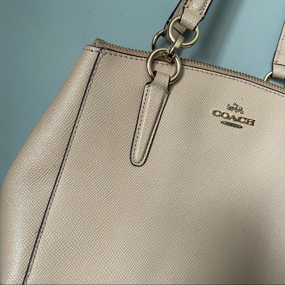 Coach
MINI CHRISTIE CARRYALL IN CROSSGRAIN LEATHER - beechwood - Picture 6 of 15